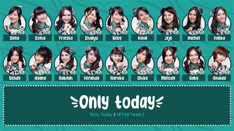 JKT48 – Only Today Lyrics .